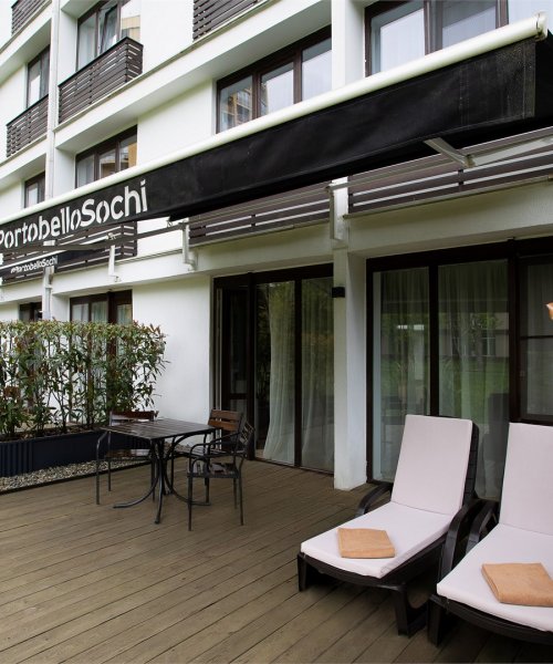 Comfort with a private terrace